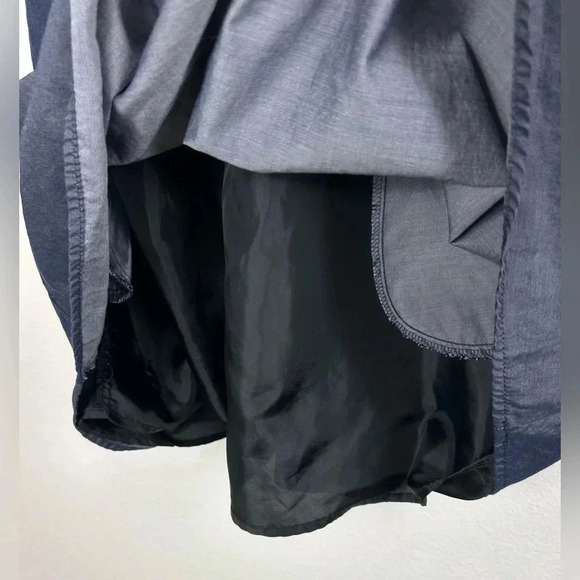 Express Mini Baby doll Y2K 90’s Style Dress Womens Size 4 Chambray Skirt - Picture 8 of 11